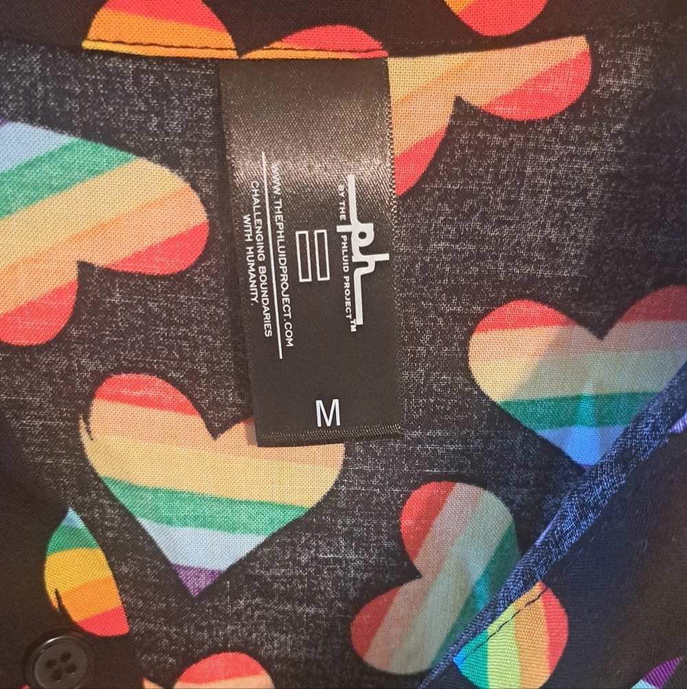 :🌈 The Phluid Project Rainbow Heart Shirt – NWT- Size Medium 🌈 - Picture 4 of 5